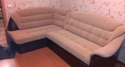 Перетяжка углового дивана. Россошь